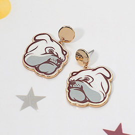 Sparkling Mississippi State Bully Dangle Earrings