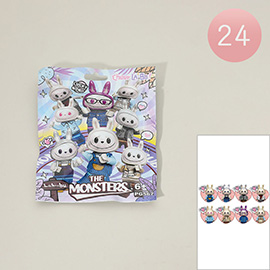 24PCS - Surprise Monster Bunny Blind Bag Mini Figure Toys