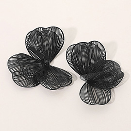 Triple Cutout Petal Earrings