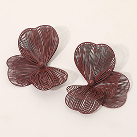 Triple Cutout Petal Earrings