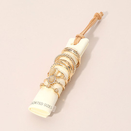 12PCS - Assorted Stacking Ring Set