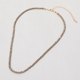 Faceted Beaded Necklace