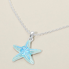 Starfish Charm Pendant Necklace