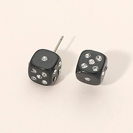 Dice Stud Earrings