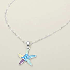 Starfish Charm Pendant Necklace