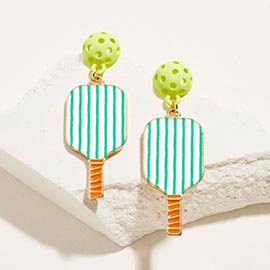 Pickleball Paddle Dangle Earrings