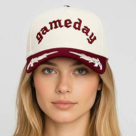 GAMEDAY Leaf Embroidered Baseball Cap