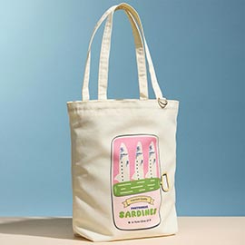 Sardine Graphic Print Everyday Carry Tote Bag