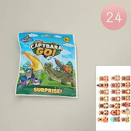 24PCS - Capybara Go Figure Surprise Bags